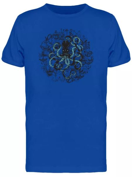 

eerie blue ocs tee men's -image by shutterstock, White;black
