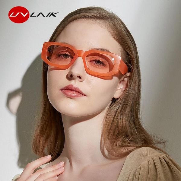 

sunglasses uvlaik polygon small for women fashion brand designer vinatge sun glasses female purple orange blue green 9 colors, White;black