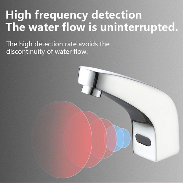 

single hole electronic basin sensor faucets for the bathroom solid brass faucet tap cold and water taps sink