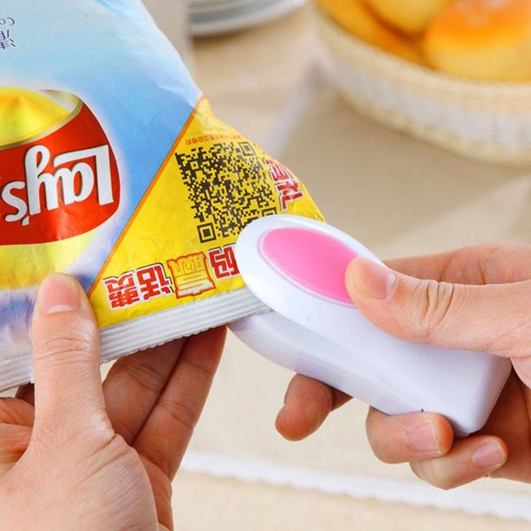 

portable mini home heat bag plastic sealing machine packaging kitchen store storage clips 5z