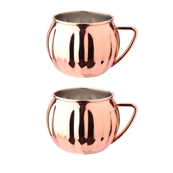 

mugs 2pcs 700ml wine glasses cups portable cocktail stainless steel whiskey beer mug cold drink coffee travel home party moscow mule