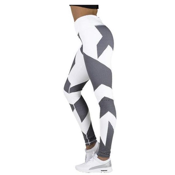 

women's leggings style women patchwork fitness high elastic push up pants clothing sporting leggins, Black
