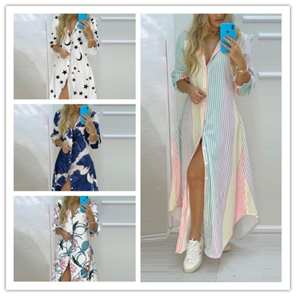 

net red fashion printed long sleeved shirt, White;black