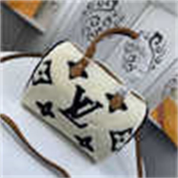 

designer luxury ale m40391 55422 55423 furry color matching bag handbags iconic handles shoulder bags totes cross body brand bag clutche