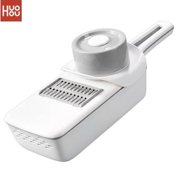 

smart home control huohou multifunctional grater manual vegetable cutter kitchen shredder professional stainless steel blades tools