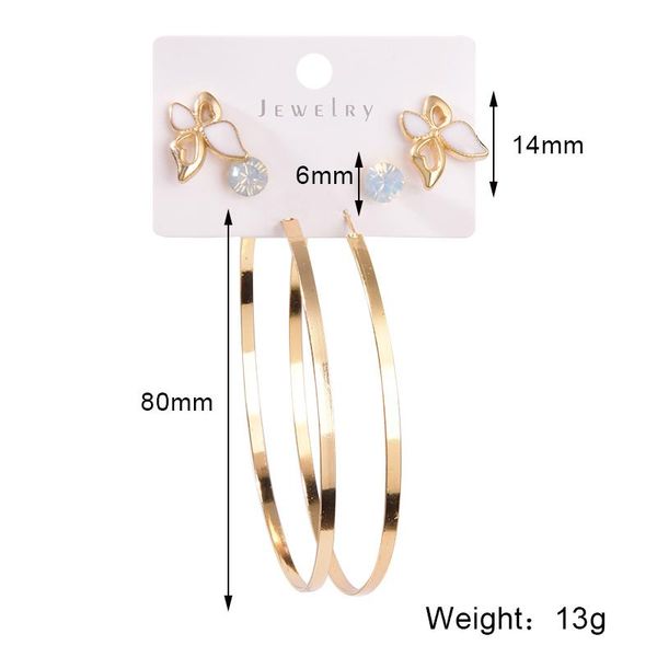 

hoop & huggie earrings stud for women 2021 circle earring charms minimalist jewelry orecchini donna cerchio, Golden;silver