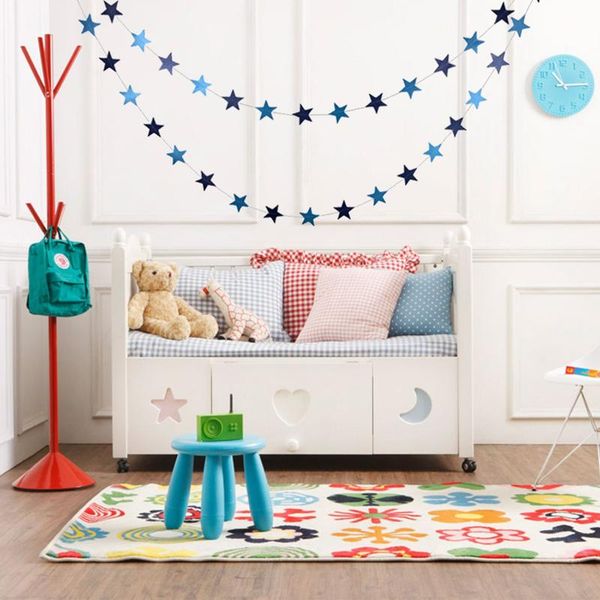 

sparkling star garland colorful stars hanging decoration weddings parties children's rooms mosquito nets for baby room decor crib netti