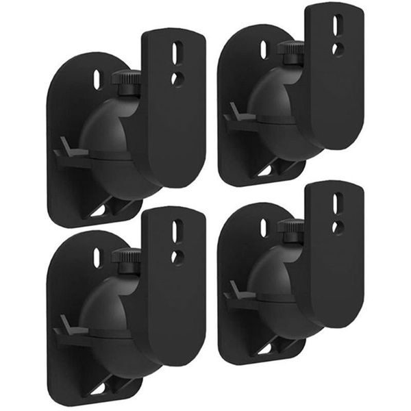 

universal speaker wall mount bracket ceiling stand clamp with adjustable swivel and tilt angle rotation computer speakers