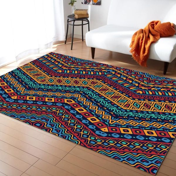 

carpets africa colorful geometric art printed floor mat door mats lounge rug kids carpet living room bedroom modern home decoration