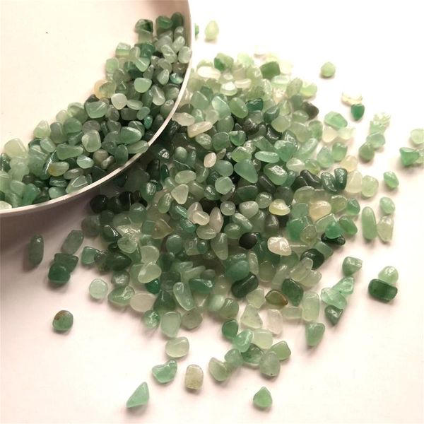 

decorative objects & figurines 100g green aventurine gravel natural and mineral stones reiki crystals healing chakra witchcraft supplies aqu