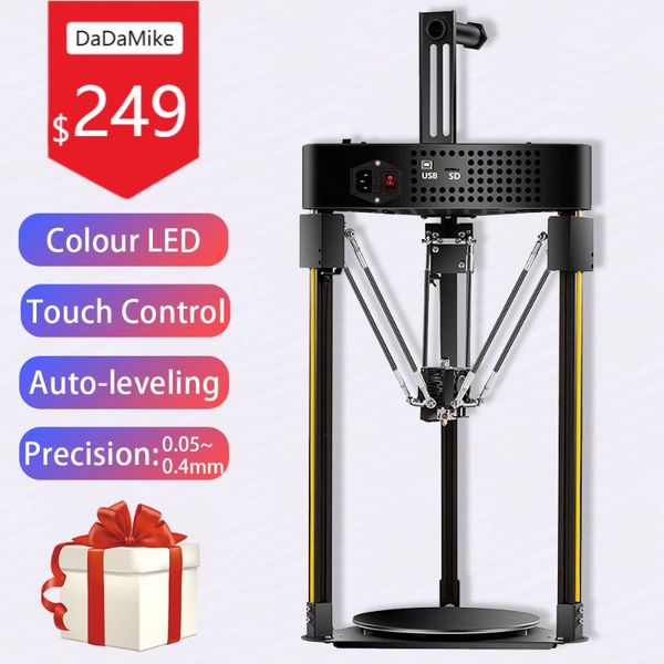 

printers dadamike 200x200x200mm impresora diy platform kit large drucker warehouse delivery imprimante 32bits board upgraded 3d printer