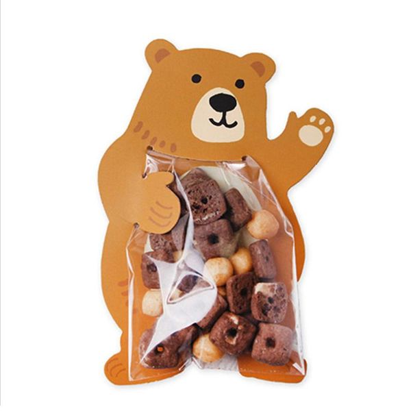

10pcs jungle animal mini candy bag birthday party decorations kids diy cookie bags for guests baby shower gift wrap