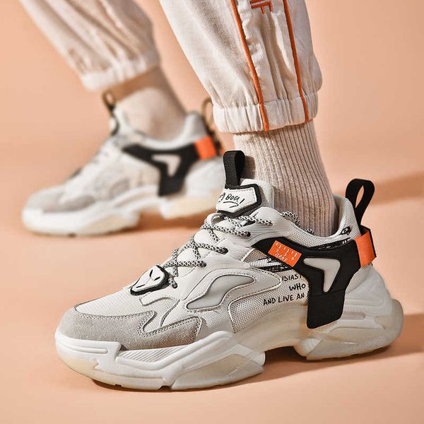 

men's shoes summer 2021 versatile pop-up men's elevated leisure sports trendy