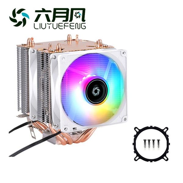 

heatpipes cpu cooler pin pwm rgb pc quiet intel lga 2011 775 1200 1150 1151 1155 amd am3 am4 90mm cooling fan fans & coolings