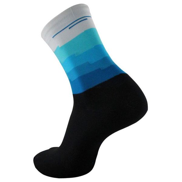 

sports socks 2021 professional brand cycling sport breathable road bicycle, Black