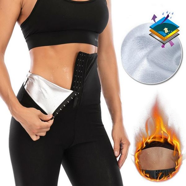 Yoga Outfit Mulheres Treinadores Da Cintura Suor Sauna Calças Corpo Shapers Slimming Treinador Corset Fitness Workout Leggings Underwear