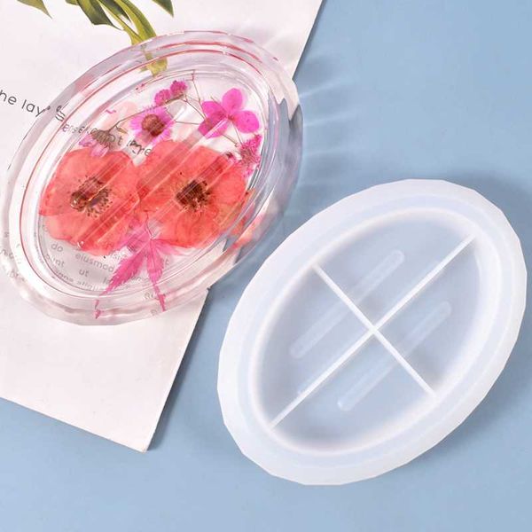 

craft tools oval plaster candle mold diy transparent epoxy resin tool soap tray decoration ornaments