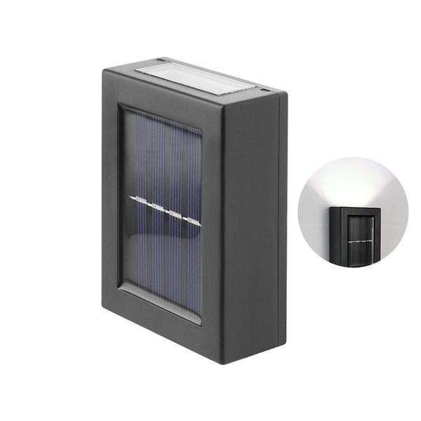 

garden decorations lxaf square solar power light patio waterproof wall fence lamp outdoor yard home