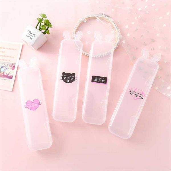 

pencil cases office multifunctional simple stationery learning plastic ear box case