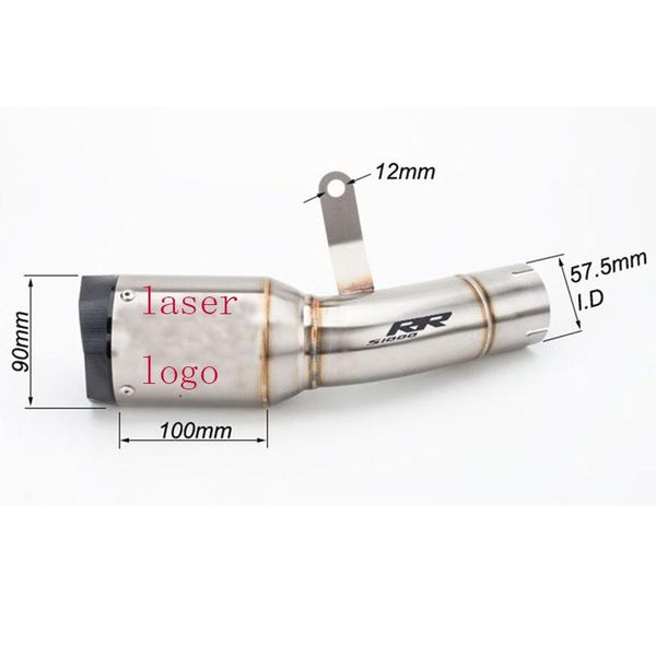 

motorcycle exhaust system slip on modified pipe muffler s1000rr 2021-2021 years