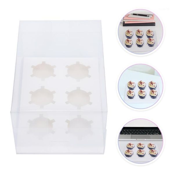 Geschenkpapier, 2 Stück, exquisite Verpackungsboxen, leichte Weihnachtsgebäck-Cupcake-Box