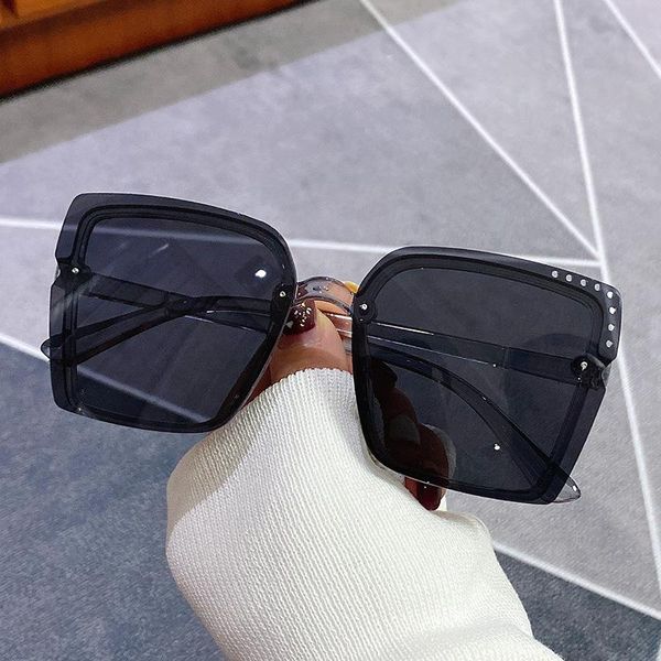 

sunglasses retro ladies oversized fashion shade casual glasses driving uv400 woman, White;black