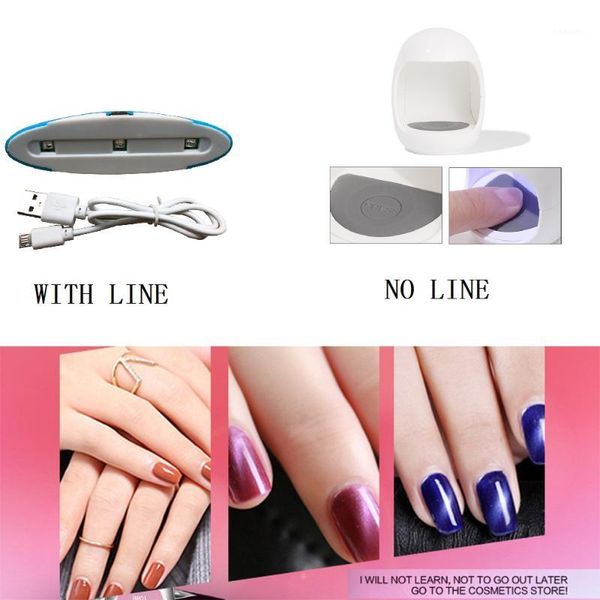 

portable mini usb lamp for manicure nail gel dryer uv led light potherapy machine1