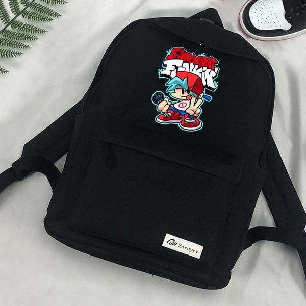 

backpack games friday night funkin schoolbag teenagers computer outdoor laptravel boys girls cartoon bags