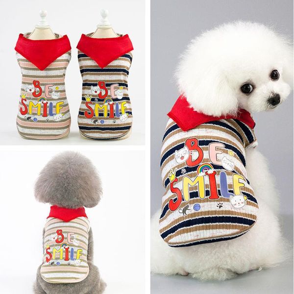 

dog apparel pet clothes vest red scarf