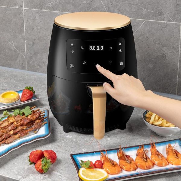 

pans 4.5l intellect touch lcd air fryer oil-healthy high-quality timing recommend