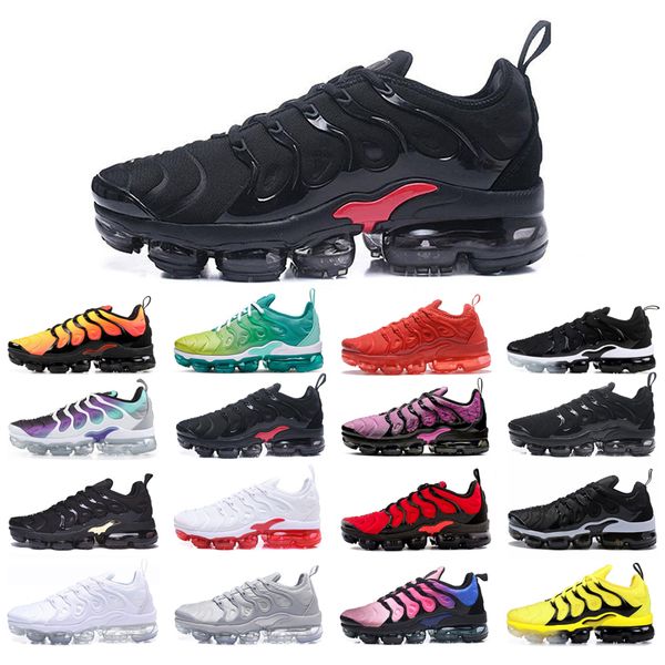 

plus running shoes for man runner sunset lemon lime red black aurora green blue cool grey hyper violet bumblebee bred grape sneakers wholesa