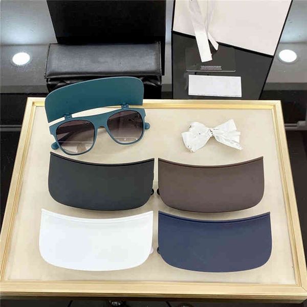 

2022 factory wholesale flip sunglasses, White;black