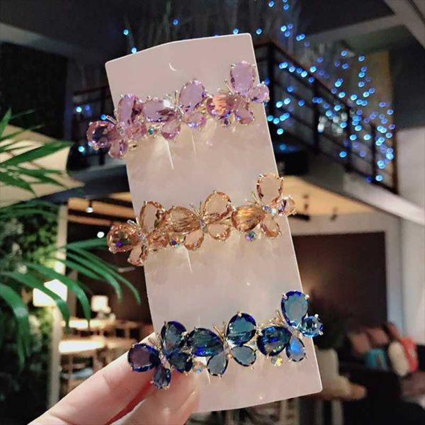 

curtain & drapes 2pcs 7 styles korean crystal elegant women barrettes hair clip hairgrips hairpin girls accessories