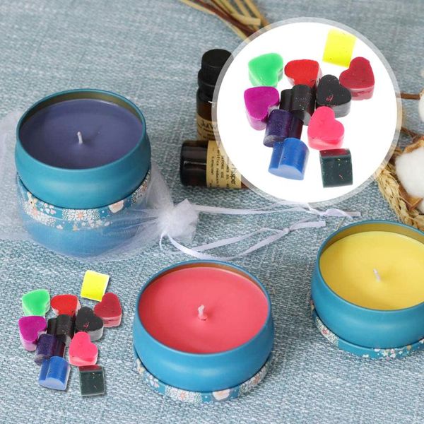 

candle holders 11pcs dyes wax dye for making color chips kit