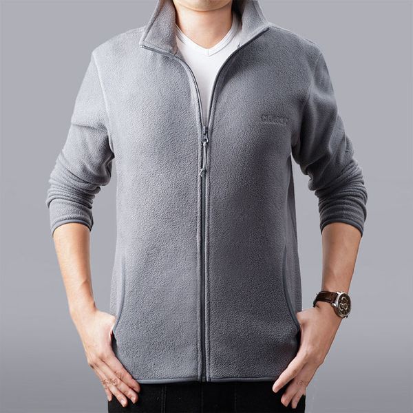 

men's slim fce tactical sweater casual turn-down collar zipper solid et male vte warm winter coat men's clothing, Black;brown