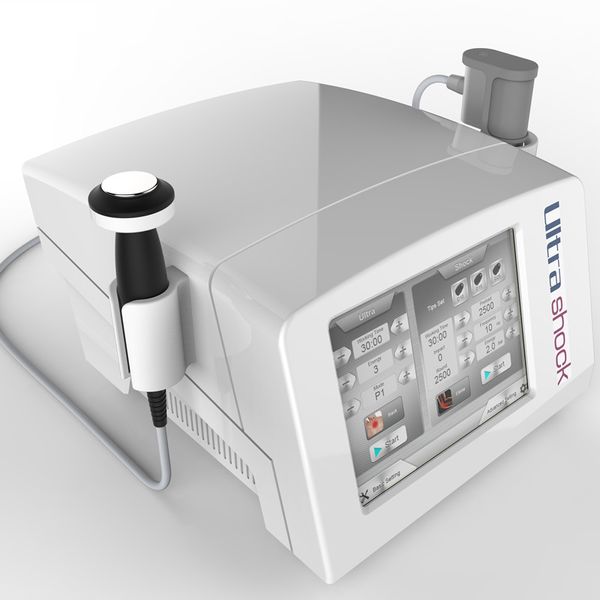 Gadgets de saúde portáteis Extracorporeal Shock Ondas Equipamentos médicos Ultrassonografia Combine Pneumatic Shockwave máquina de terapia para alívio da dor do corpo