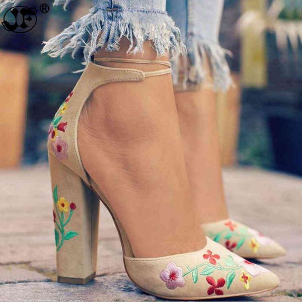 

dress shoes fashion suede woman sandal embroider high heel women sandals ethnic flower floral party sandalias zapatos mujer 569j j9kr, Black