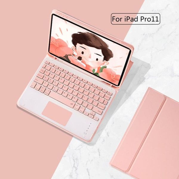 

for pro11 2021 ultra slim smart cover bluetooth touchpad keyboard case keyboards