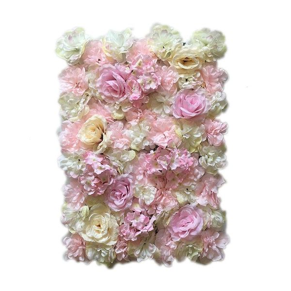 

20pcs/set silk rose artificial flowers for 2.4mx2m wedding flower wall romantic background decoration decorative & wreaths