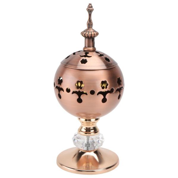

candle holders 1pc censer candlestick hollow-out stand iron art adornment