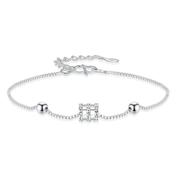 

charm bracelets fashion small waist design bracelet korean silver plated for women & bangles jewelry charms, Golden;silver