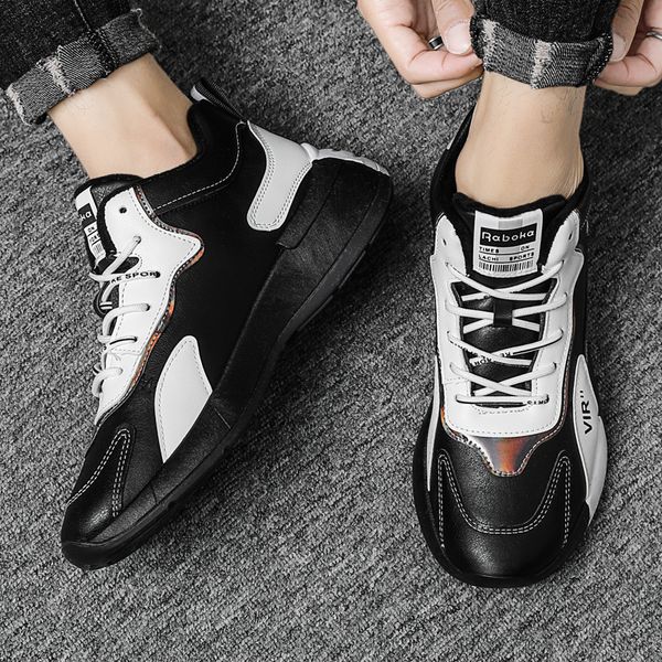 

classic men fashion shoes plus cashmere all-match casual shoes outdoor winter trend mens walking sneakers