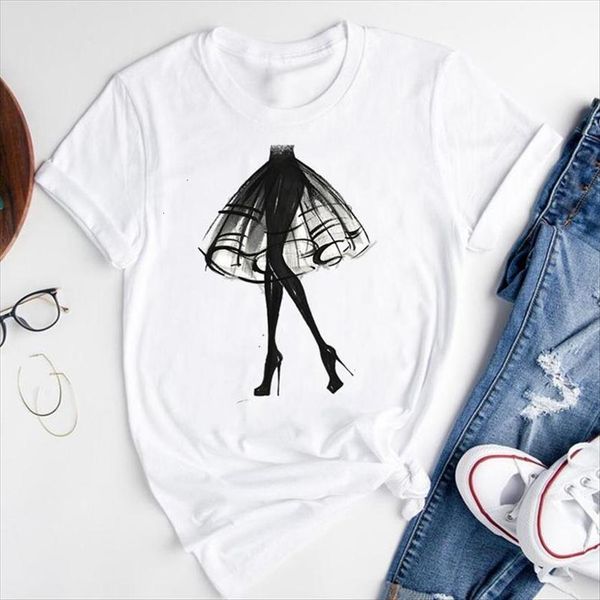 

graphic watercolor travel women t shirts fashion print short sleeve summer clothes tees shirt, White