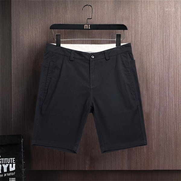 

men's shorts spring and summer thin denim loose straight leisure trend brand five-cent pants with holes in horse men, White;black