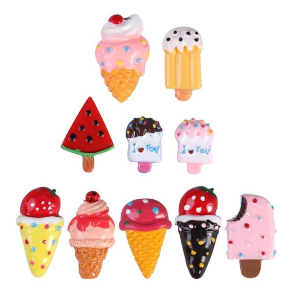 

fridge magnets 20pcs creative dessert craft ornaments ice cream ornament decors