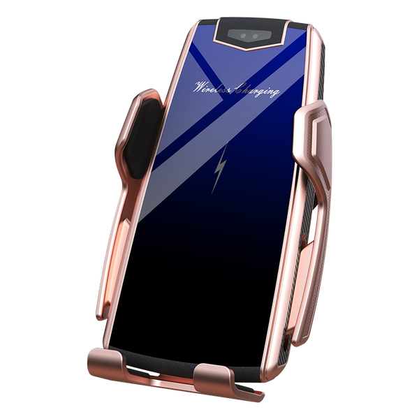 

car wireless charging mobile phone holder smart infrared induction air outlet universal cell mounts & holders