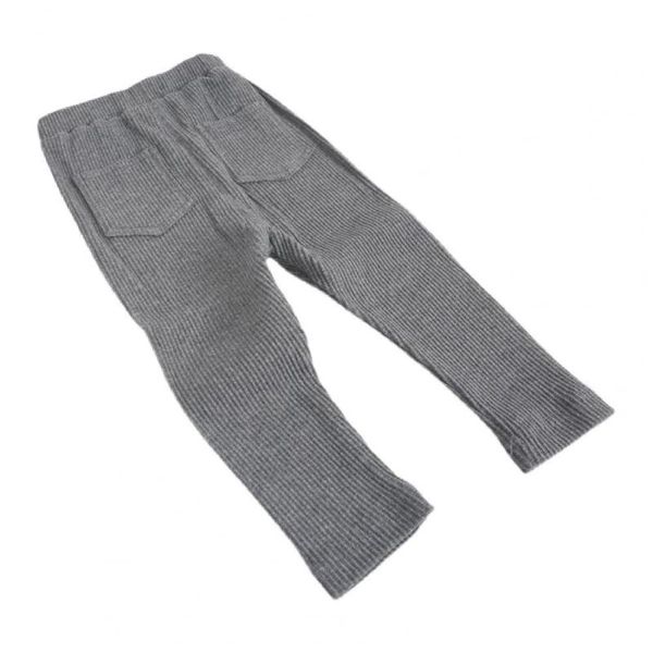 

trousers casual kids pants elastic waist long breathable mid children, Blue