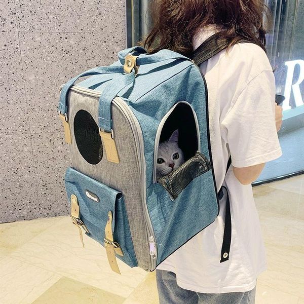 

cat carriers,crates & houses carrier backpack pet bag out portable cage canvas dog