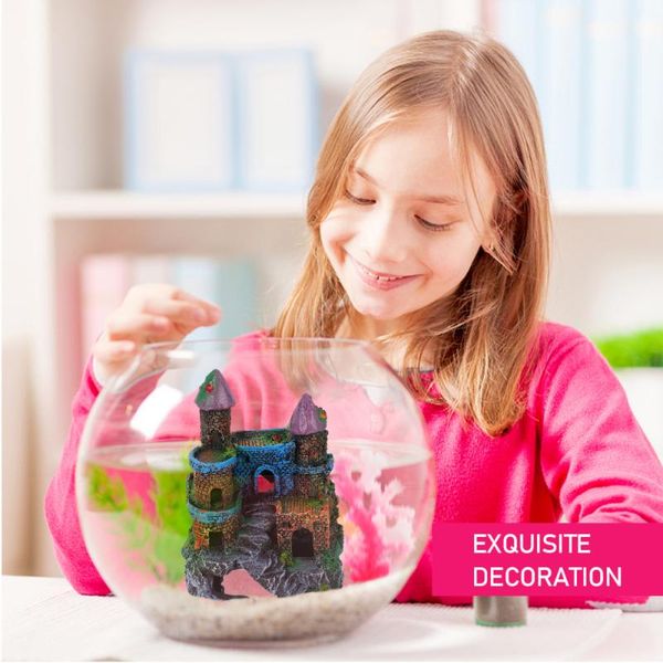 

decorations aquarium fish tank resin castle cave hideout decoration landscape ornament