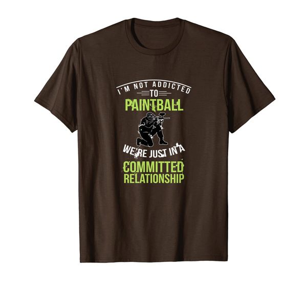 

Cool Funny Addicted Paintball Committed Relationship T-Shirt, Mainly pictures